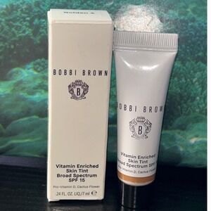 Bobbi Brown Vitamin Enriched Skin Tint SPF 15 Golden 4 Travel Size .24 oz